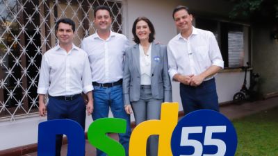 Dupla formada: Alexandre Curi e Cristina Graeml serão candidatos ao Senado na chapa de Sandro Alex