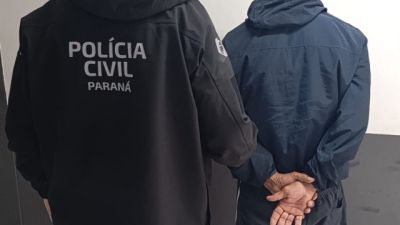 Polícia Civil prende suspeito de estupro de vulnerável contra criança de 9 anos após fuga para a Grande Curitiba