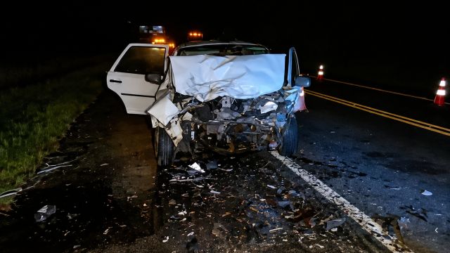 Ultrapassagem em local proibido provoca colisão frontal na BR-277 e deixa dois mortos em Céu Azul
