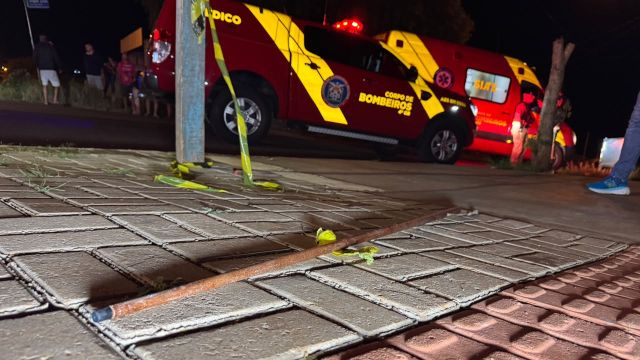 Homem de 42 anos é baleado durante perseguição e fica em estado gravíssimo no Jardim Veneza, em Cascavel