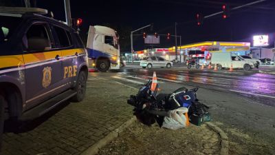 Jovem de 18 anos fica gravemente ferida após colisão entre scooter elétrica e Fiorino na BR-376, em Maringá