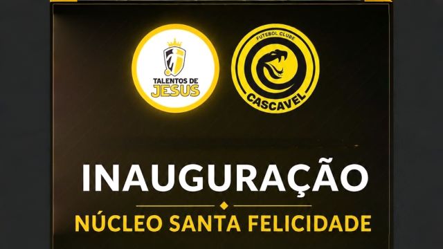 Projeto Talentos de Jesus inaugura novo núcleo esportivo no bairro Santa Felicidade