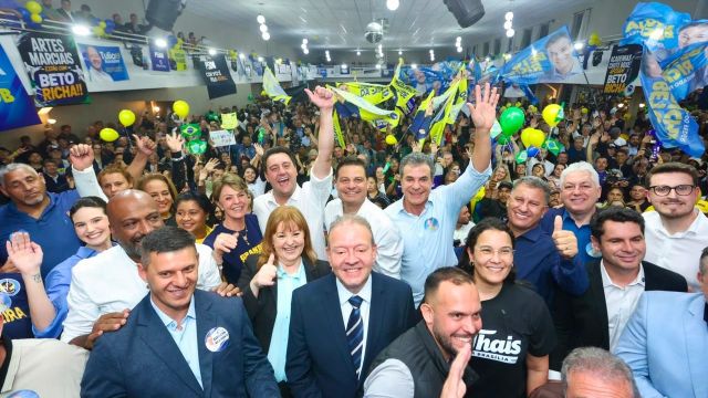 Sandro Alex celebra alianças nas convenções do União Progressista e PSDB - Cidadania