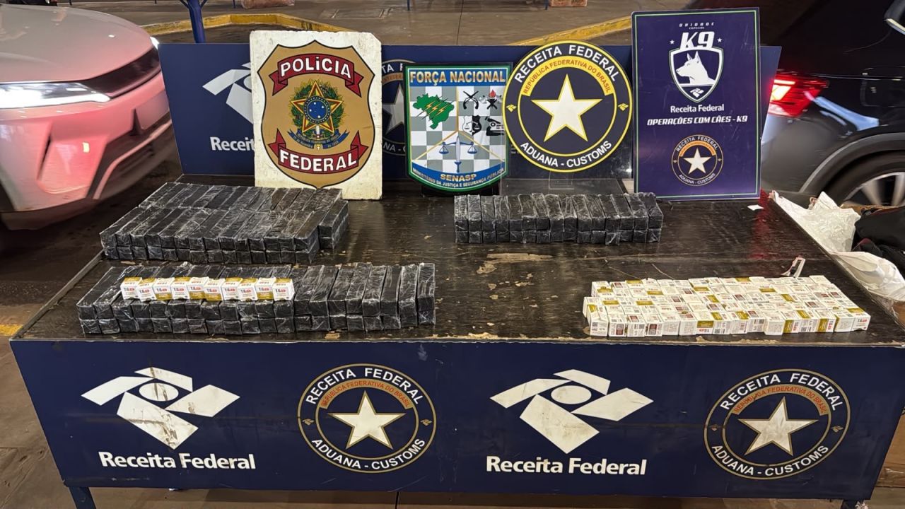 Receita Federal apreende mais de 4 mil medicamentos emagrecedores em duas fiscalizações na Ponte da Amizade