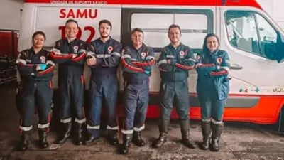 Equipe do Consamu realiza parto dentro de ambulância durante transferência na BR-277