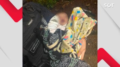 Guarda Municipal localiza bebê de 25 dias levado pelo pai após ocorrência de violência doméstica em Cascavel