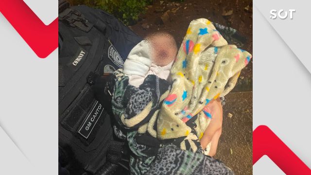 Guarda Municipal localiza bebê de 25 dias levado pelo pai após ocorrência de violência doméstica em Cascavel