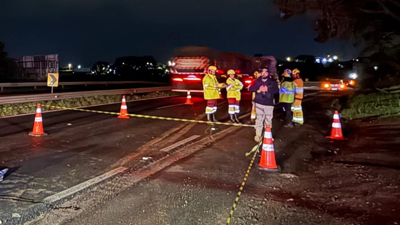 Homem morre atropelado na BR-376, em Ponta Grossa; motorista foge sem ser identificado