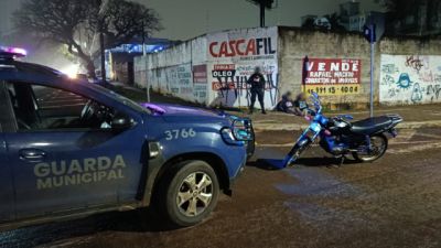 Guarda Municipal recupera motocicleta furtada pela segunda vez e apreende jovem de 15 anos em Cascavel