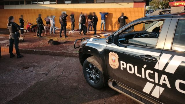 Operação Saturação prende jovem e apreende droga durante ação da Polícia Civil em Corbélia e Braganey