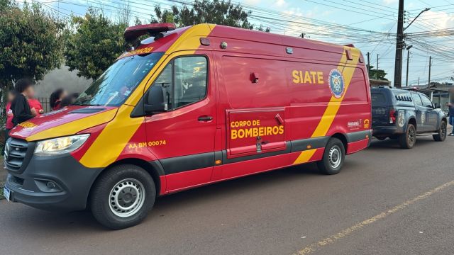 Criança corta o pescoço brincando com pipa em Cascavel