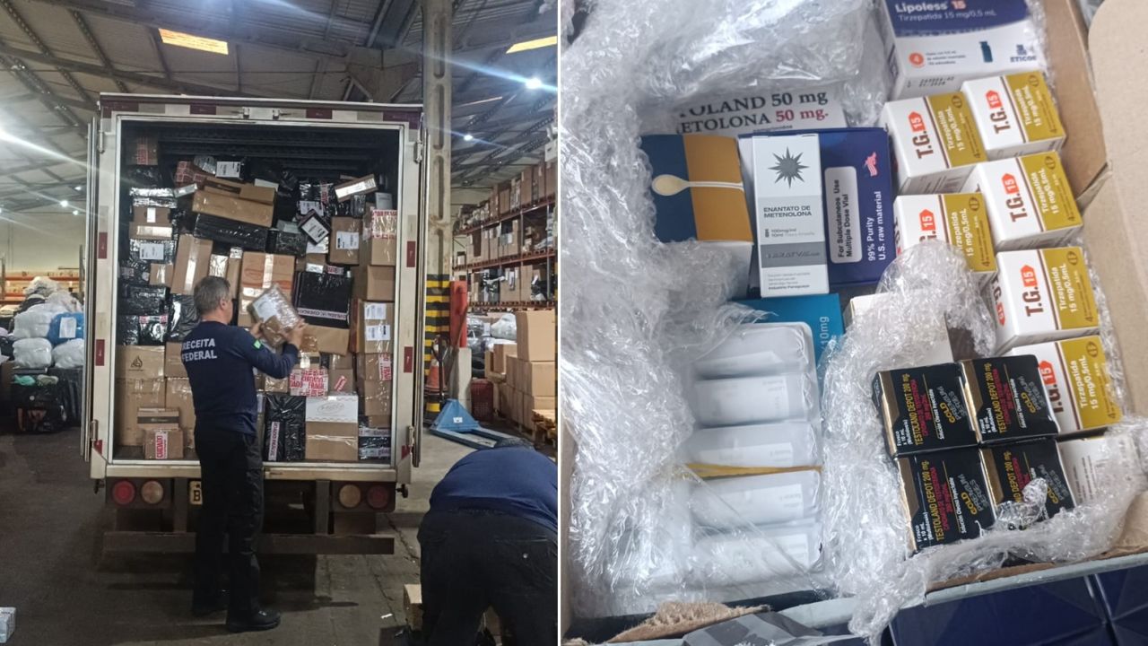 PRF e Receita Federal apreendem haxixe, skunk e mercadorias ilícitas em carga na BR-277, em Cascavel