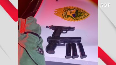 Homem é preso com pistola .380 e 17 munições na zona rural de Cascavel