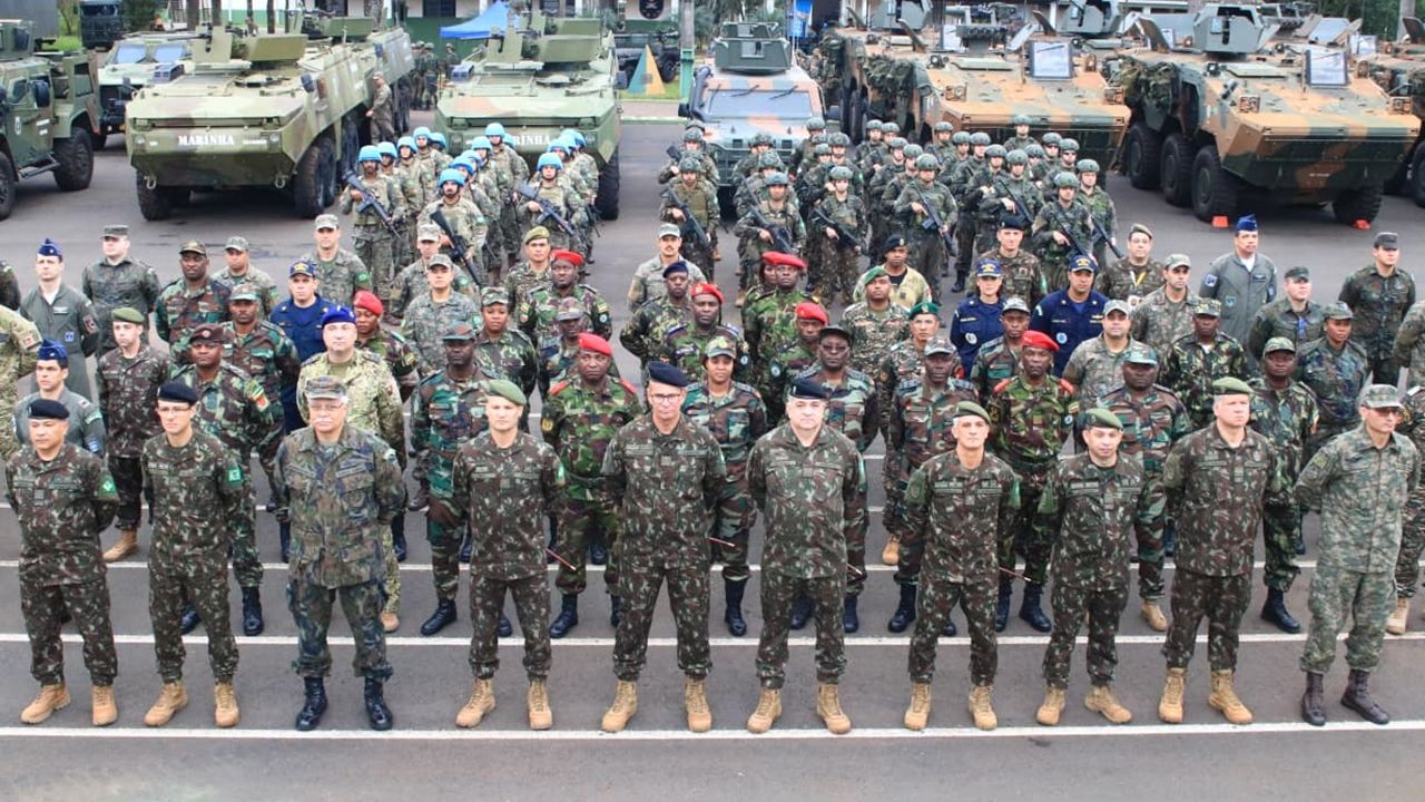 Exercício Felino 2026 reúne mais de 700 militares de seis países em treinamento para operações de paz no oeste do Paraná
