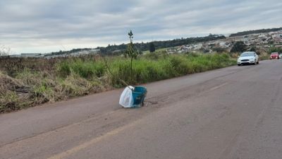 Buracos de grande proporção preocupam motoristas e dificultam trânsito na região Norte de Cascavel