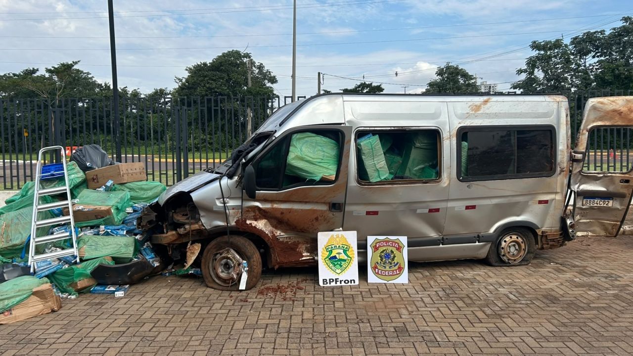 Carga com 29,9 mil pacotes de cigarros do Paraguai é apreendida em operação em Mercedes