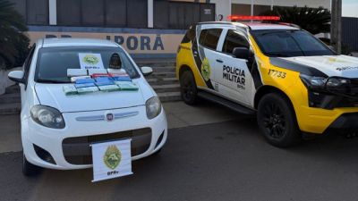 Imagem referente a notícia: Homem é preso com 16,8 kg de cocaína escondidos no tanque de carro no Paraná