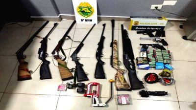 Polícia Civil prende três suspeitos de integrar organização que vendia munições ilegalmente no Paraná