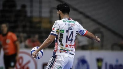 Cascavel Futsal busca reação, vira o jogo, mas cede empate ao Palmas pela Série Ouro