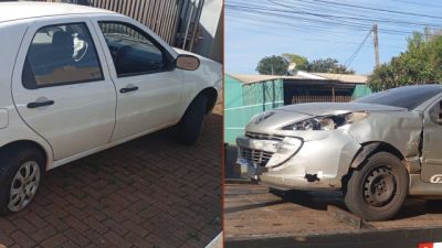 Motorista é preso após colidir contra carro estacionado e fugir no bairro Santa Felicidade, em Cascavel