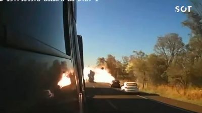 Tragédia na BR-163: explosão após colisão entre carretas deixa quatro mortos em MS