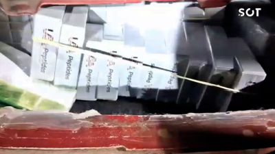 PRF apreende medicamentos e produtos estrangeiros e prende motorista na BR-277, em Santa Tereza do Oeste