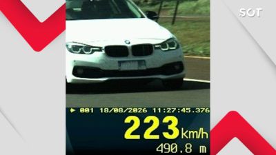 PRF flagra BMW a mais de 200 km/h na BR-163, em Quatro Pontes