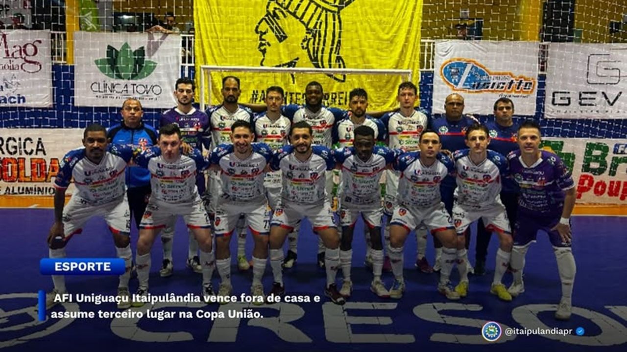 AFI Uniguaçu Itaipulândia vence fora de casa e assume terceiro lugar na Copa União