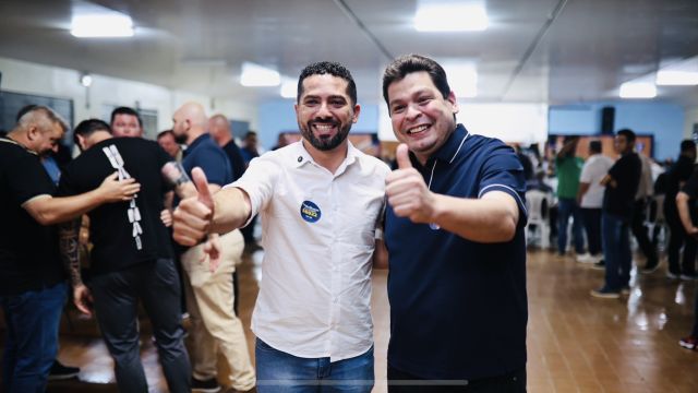 Tiago Almeida declara apoio à reeleição do deputado Gugu Bueno em encontro com lideranças