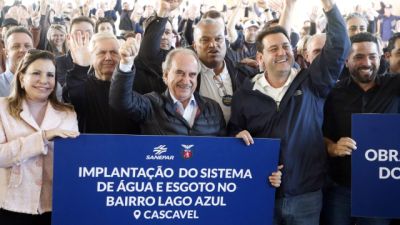 Cascavel anuncia pavimentação de 100% das ruas do Lago Azul após quase 40 anos de espera