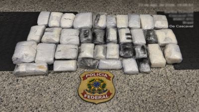 Polícia Federal prende passageira com cerca de 5 kg de haxixe no Aeroporto de Cascavel