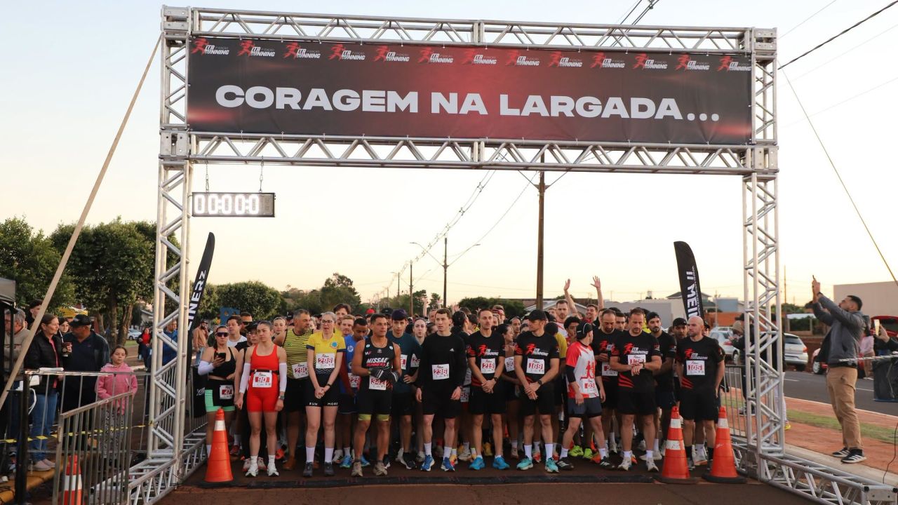 Itaipulândia reúne 400 participantes na 1ª ITARRUNNING, primeira corrida oficial de rua do município
