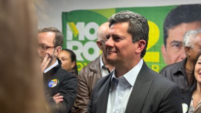 Faltando 40 dias para a eleição, Moro tem 49,3% dos votos válidos, aponta Quaest