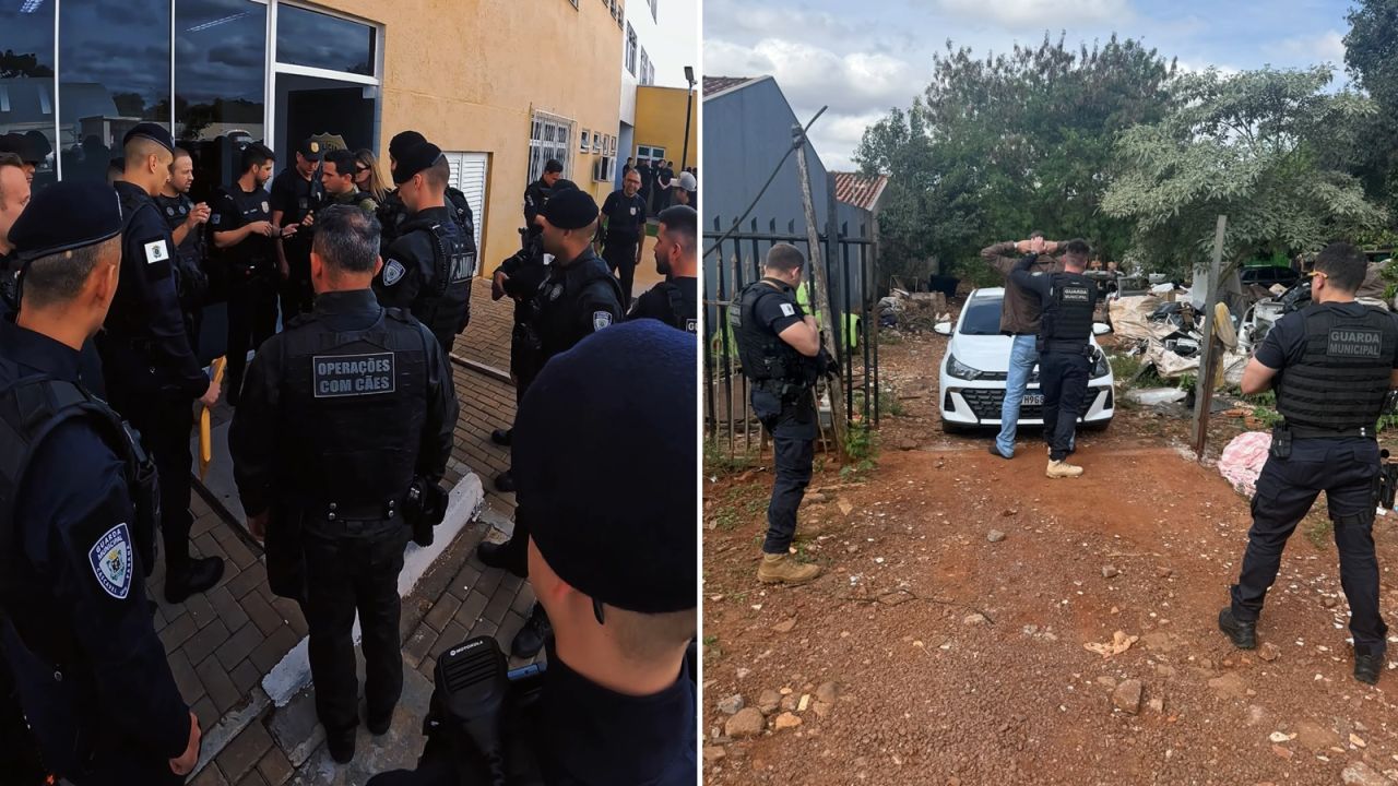 Operação Elo Forte mobiliza 70 agentes e leva 12 pessoas à delegacia em Cascavel