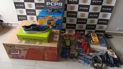 Homem é preso com arma escondida e objetos furtados durante operação da Polícia Civil em Cascavel