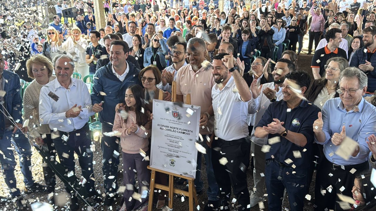Cascavel ganha novo Ecopark com mais de 130 mil metros quadrados de área