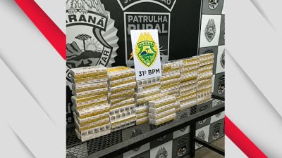 Patrulha Rural apreende 2,4 mil ampolas de Tirzepatida escondidas em carga de queijos no Oeste do Paraná