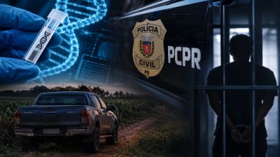 DNA de crime cometido em 2016 identifica suspeito preso por outros crimes violentos em Guaíra