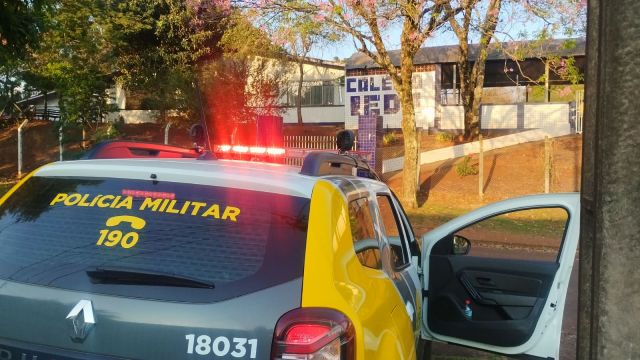 Polícia Militar reforça segurança em colégio após alerta de possível briga entre alunas em Cascavel