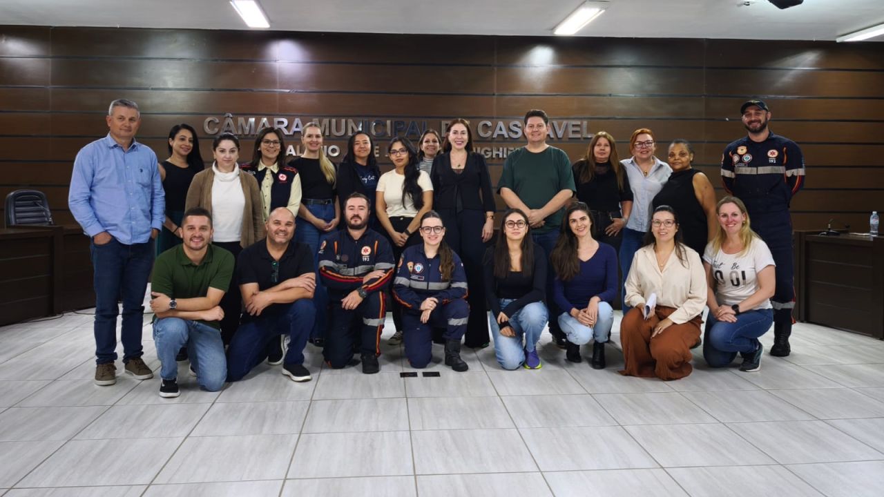 Servidores da Câmara de Cascavel recebem treinamento de primeiros socorros