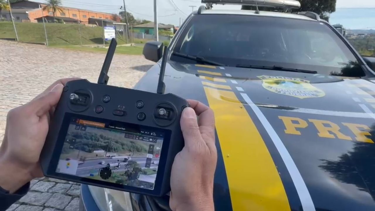 PRF inicia Operação Independência com uso de drones na BR-369 em Cascavel