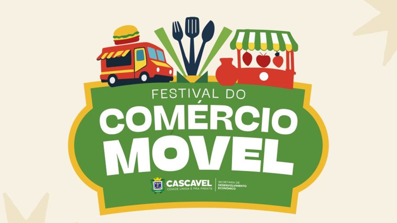 PRÓXIMA SEMANA | Gastronomia será um dos grandes atrativos do 1º Festival do Comércio Móvel de Cascavel
