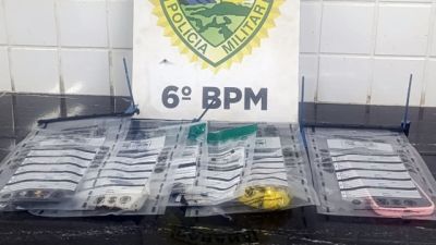 Casal é preso com 81 gramas de haxixe após denúncia de entrega de drogas em terminal de Cascavel