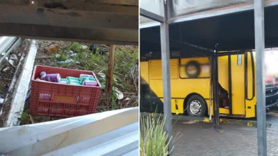 Contêiner de lanches é arrombado e cerca de 85 refrigerantes são encontrados em área de mata em Cascavel