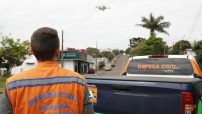Defesa Civil atualiza mapa das áreas de risco em Cascavel com uso de drones