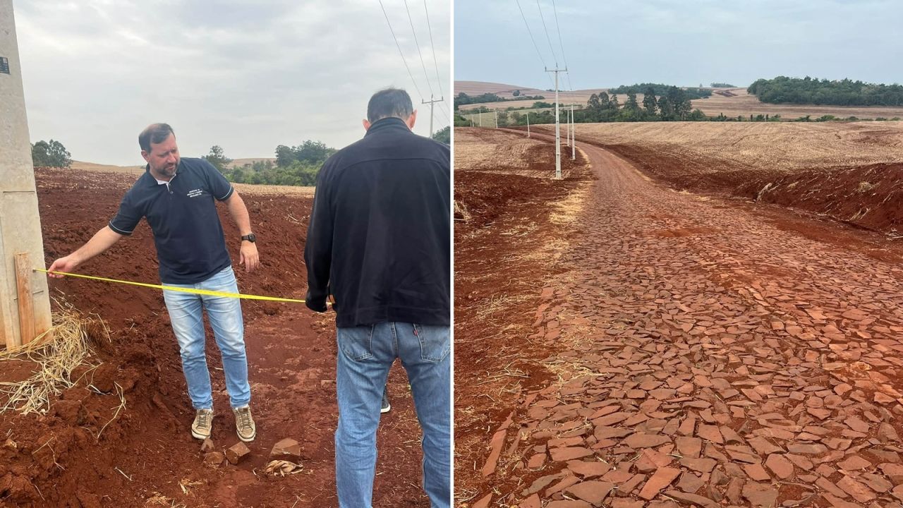 Obra de asfalto entre Longuinópolis e Braganey avança e se aproxima da conclusão