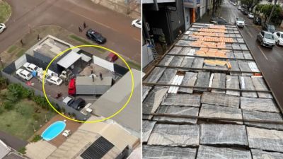 Operação apreende mais de 1 tonelada de maconha escondida em caminhão em Cascavel