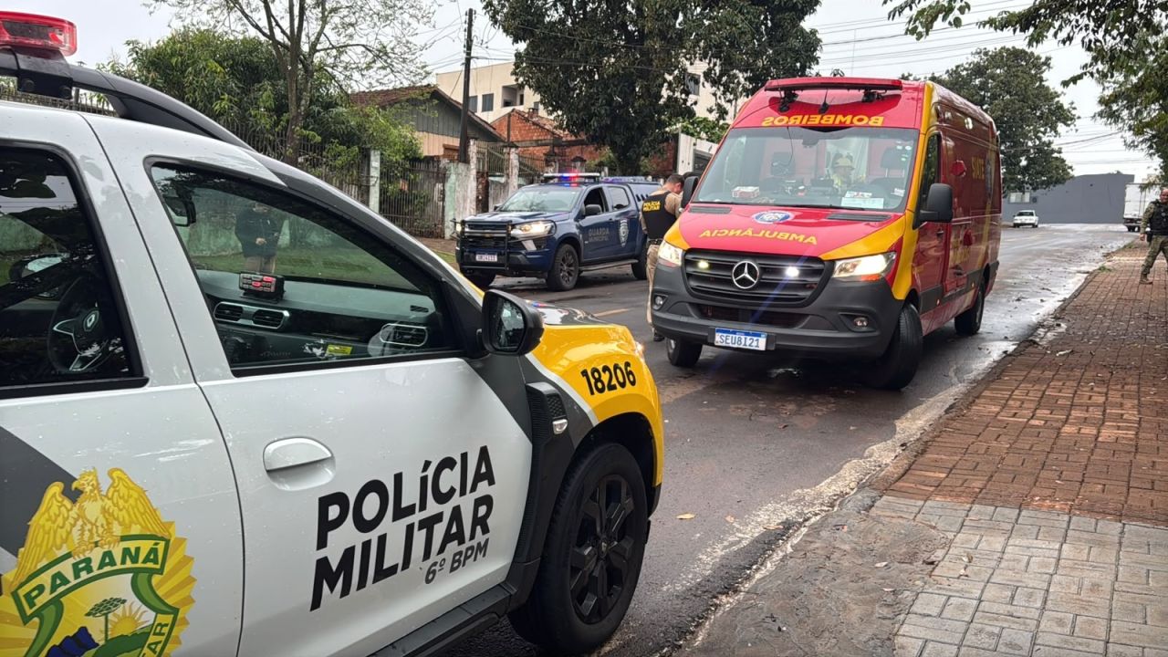 Idosa de 84 anos é agredida pelo próprio filho e precisa de atendimento médico em Cascavel