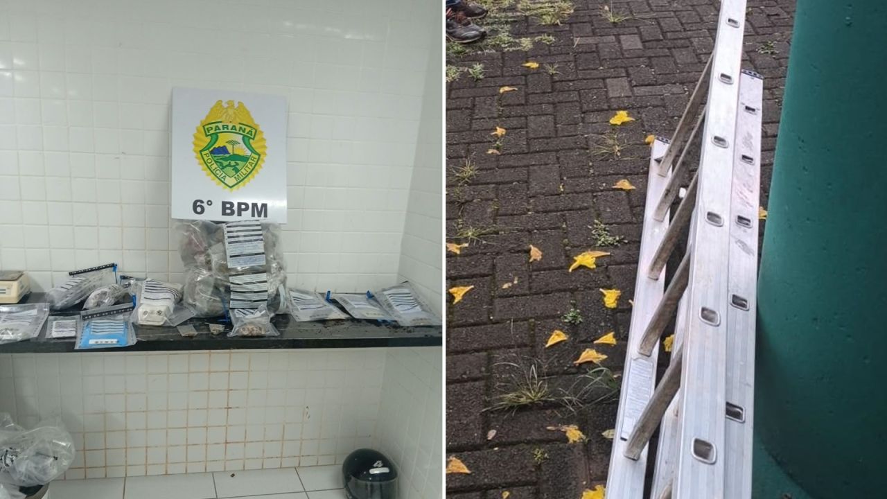 Polícia prende quatro homens em ocorrências de furto e tráfico de drogas em Cascavel