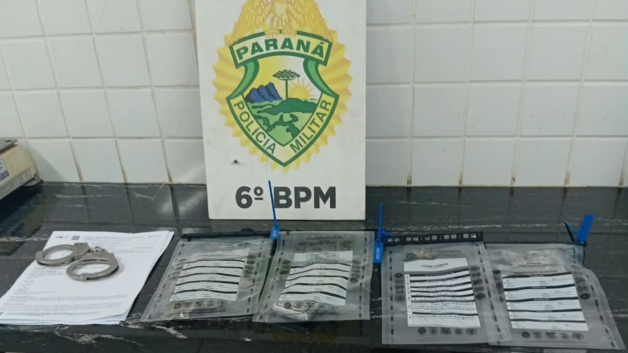 Polícia Militar prende dois homens e apreende drogas durante cumprimento de mandado em Cascavel